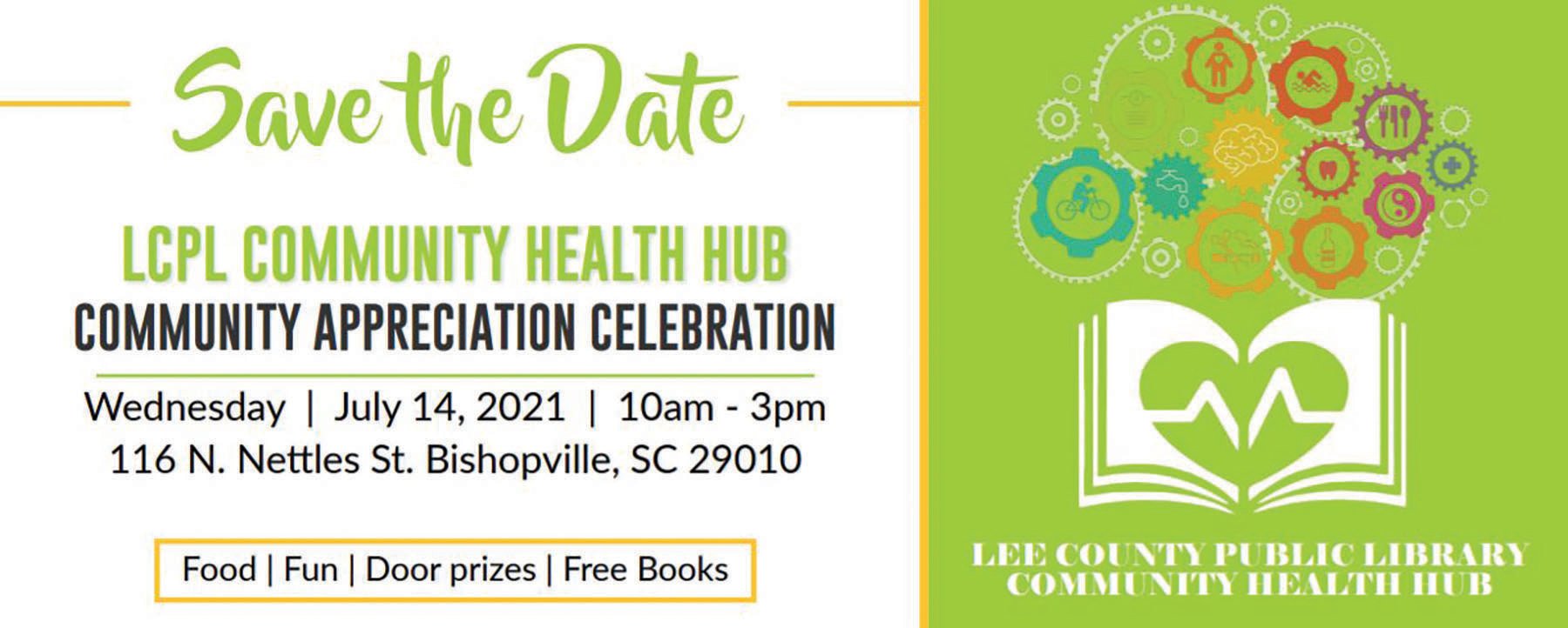Lee County Public Library celebrates community health hub with appreciation  day | The Sumter Item